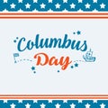 Vector illustration Columbus Day.