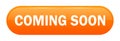 Vector illustration coming soon icon web button Royalty Free Stock Photo