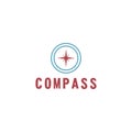 vector illustration compass icon flat design Royalty Free Stock Photo