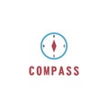 vector illustration compass icon flat design Royalty Free Stock Photo