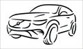 Vector illustration concept of Car icon illustration on white background