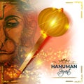 Vector illustration concept of Hanuman Jayanti