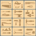 Vector illustration, consisting of 12 icons