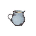 Vector illustration of a creamer for milk for tea or coffee drawn by hand