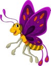 Cute butterfly cartoon Royalty Free Stock Photo