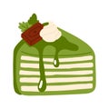 Cute doodle asian food crepe cake