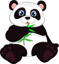 Cute funny baby panda Royalty Free Stock Photo