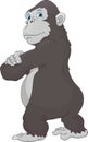 Cute gorilla cartoon Royalty Free Stock Photo