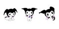 Cute little kitty cartoon three models emote