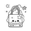 Vector Illustration, Cute Shopping Bag Character