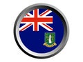 3D Round Flag of British Virgin Islands