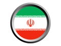 3D Round Flag of Iran