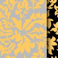 Vector illustration of Damascus style seamless pattern Royalty Free Stock Photo