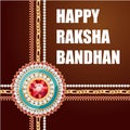 vector illustration of decorated rakhi for Indian festival