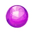 Abstraction purple ball