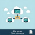 Cloud Computing Network Illustration Royalty Free Stock Photo