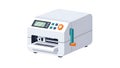 Modern Compact Printer or Label Maker Machine Vector Illustration Royalty Free Stock Photo