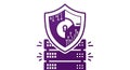 Data Server Security Shield Icon Royalty Free Stock Photo