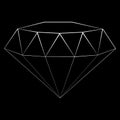 Diamond outline icon