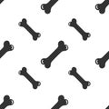 Dog bones seamless pattern vector illustration. Royalty Free Stock Photo