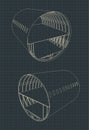 Airplane Fuselage section