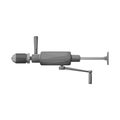 Vector illustration of drill and equipment icon. Graphic of drill and instrument stock symbol for web. Royalty Free Stock Photo