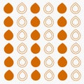 Vector illustration of drops pattern for textile,garments,carpets