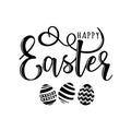 Vector illustration of Easter text