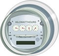 Electric Meter Vector Illustration