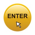 Enter button Royalty Free Stock Photo
