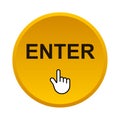 Enter button Royalty Free Stock Photo