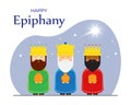 Vector illustration of Epiphany, Christian festival