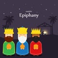 Vector illustration of Epiphany, Christian festival