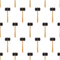 Seamless pattern with axes. Vector illustration Royalty Free Stock Photo