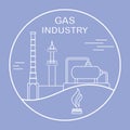 Gas industry equipment. Extraction, processing