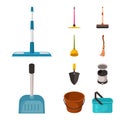 Vector design of equipment and housework icon. Set of equipment and clean stock vector illustration.