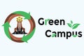 Exclusively Green Campus Logo Template Royalty Free Stock Photo