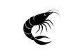 Shrimp vector art illustration eps Royalty Free Stock Photo