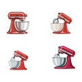 Electric Stand Mixer Machine for Baking Cooking Kitchen Vector Graphic Royalty Free Stock Photo