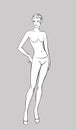 Female Fashion Figurine Royalty Free Stock Photo