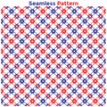 flat design seamless pattern template combination of inverted umbrella and pencil shapes