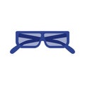 Vector Illustration. Flat glasses icon