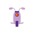 Vector Illustration. Flat scooter icon