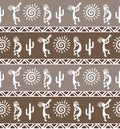 American pattern. Ethnic seamless ornament.