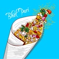 Indian Street snack Bhel puri