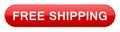 Free shipping button Royalty Free Stock Photo