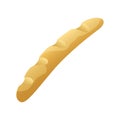 Vector illustration of French baguettes isolated on a white background