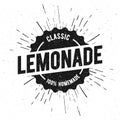 Vector Illustration Fresh Lemonade Vintage Stamp Sign