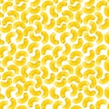 fresh macaroni yellow beverage food ingredient repeat seamless pattern doodle cartoon modern style wallpaper