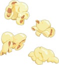Popcorn Vector Illustration Royalty Free Stock Photo